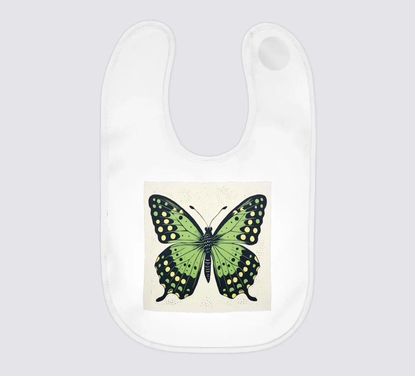 Green Butterfly bavaglino da Minimal Animal Art