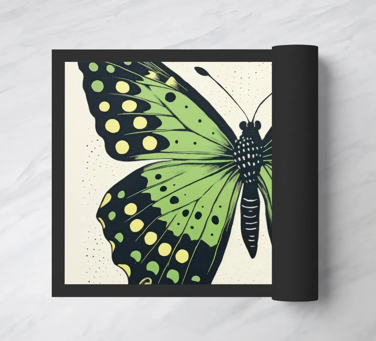 Farfalla verde zerbino da Minimal Animal Art