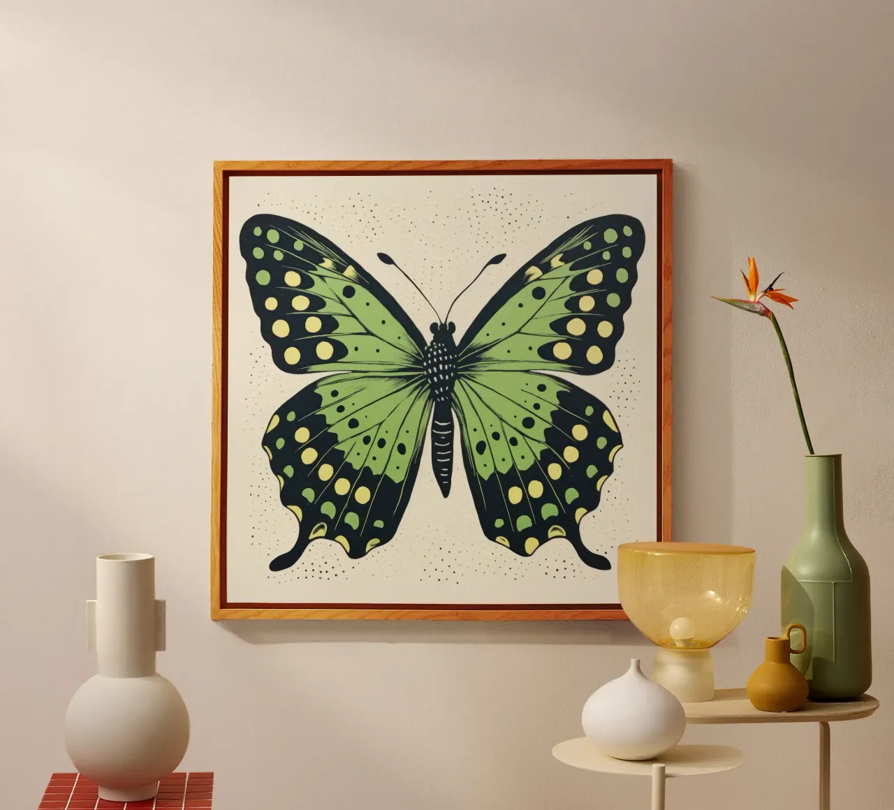 Farfalla verde plexiglass da Minimal Animal Art