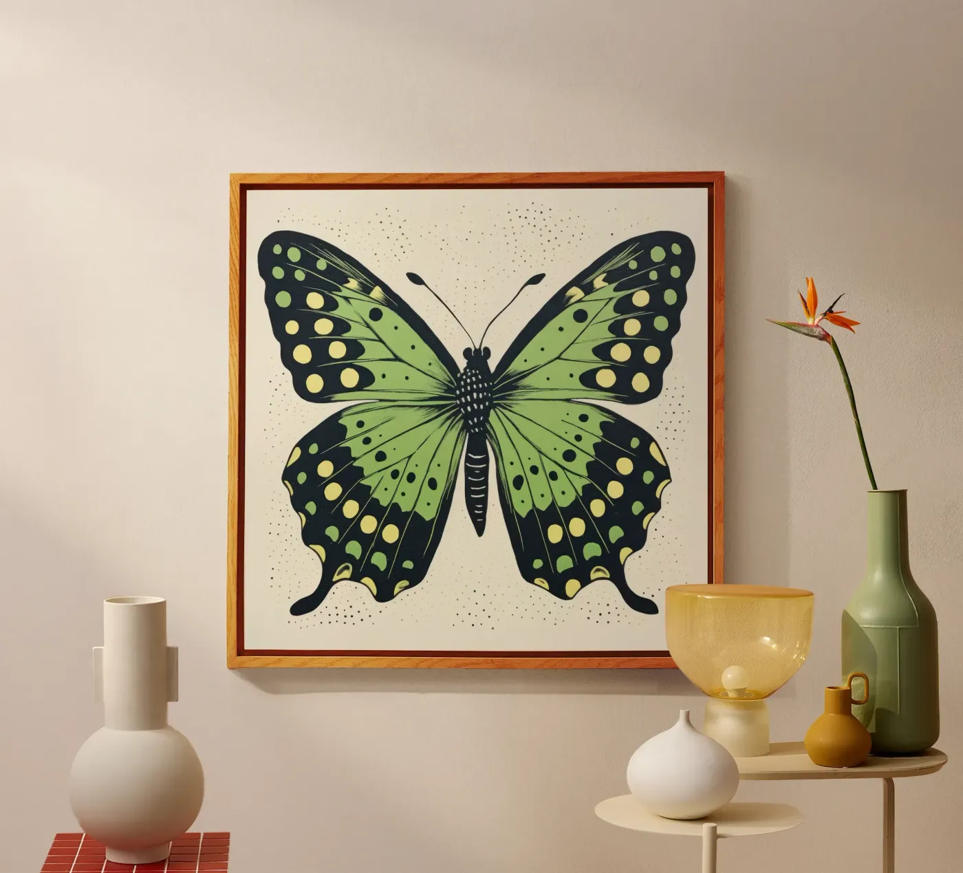 Farfalla verde plexiglass da Minimal Animal Art