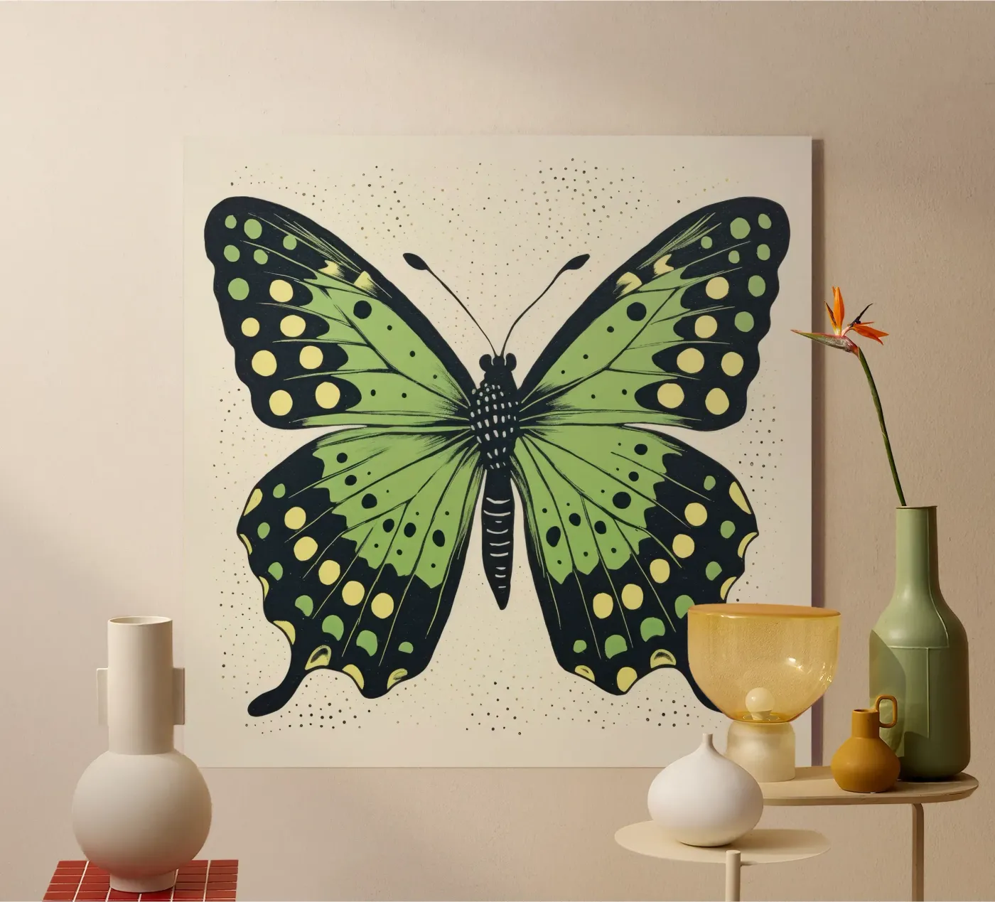 Farfalla verde plexiglass da Minimal Animal Art