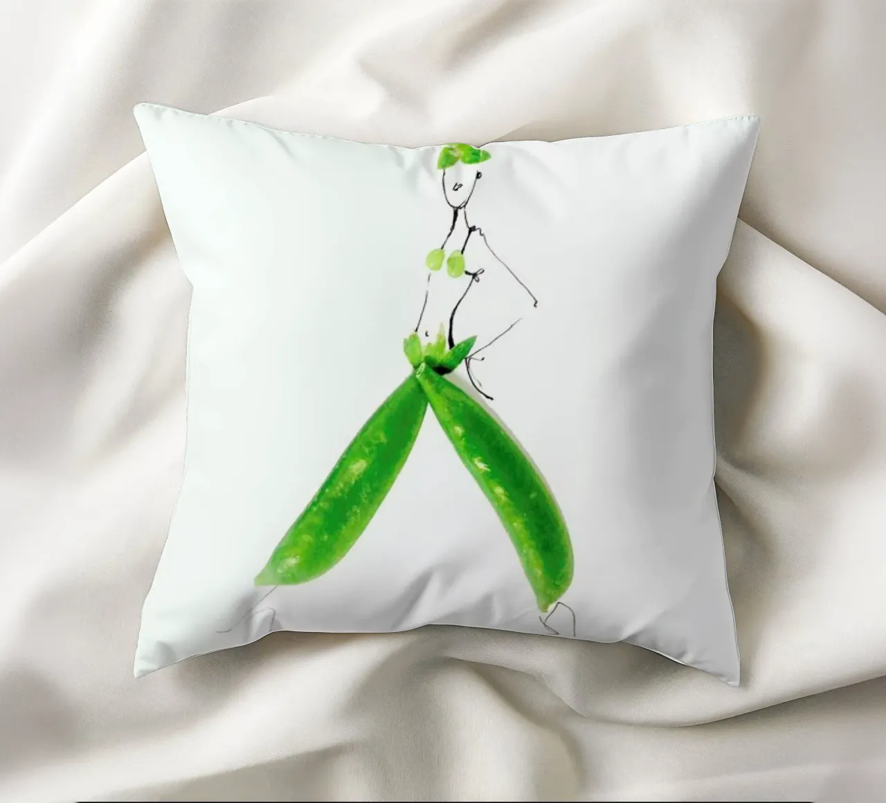 Peas cuscino da Gretchen Roehrs