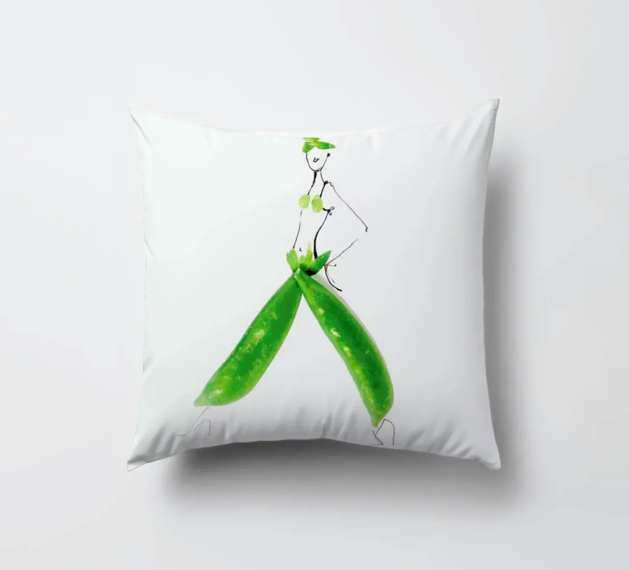 Peas cuscino da Gretchen Roehrs