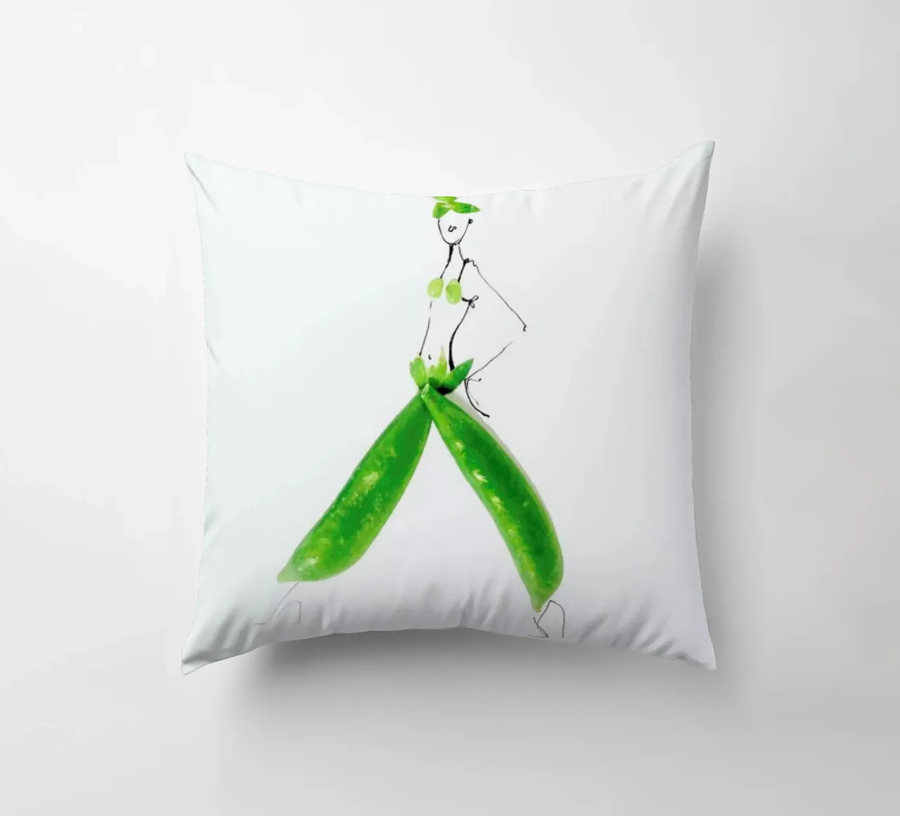 Peas cuscino da Gretchen Roehrs