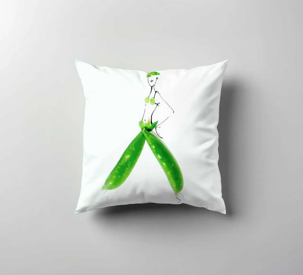 Peas cuscino da Gretchen Roehrs