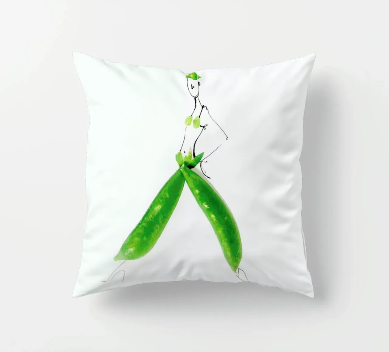 Peas cuscino da Gretchen Roehrs
