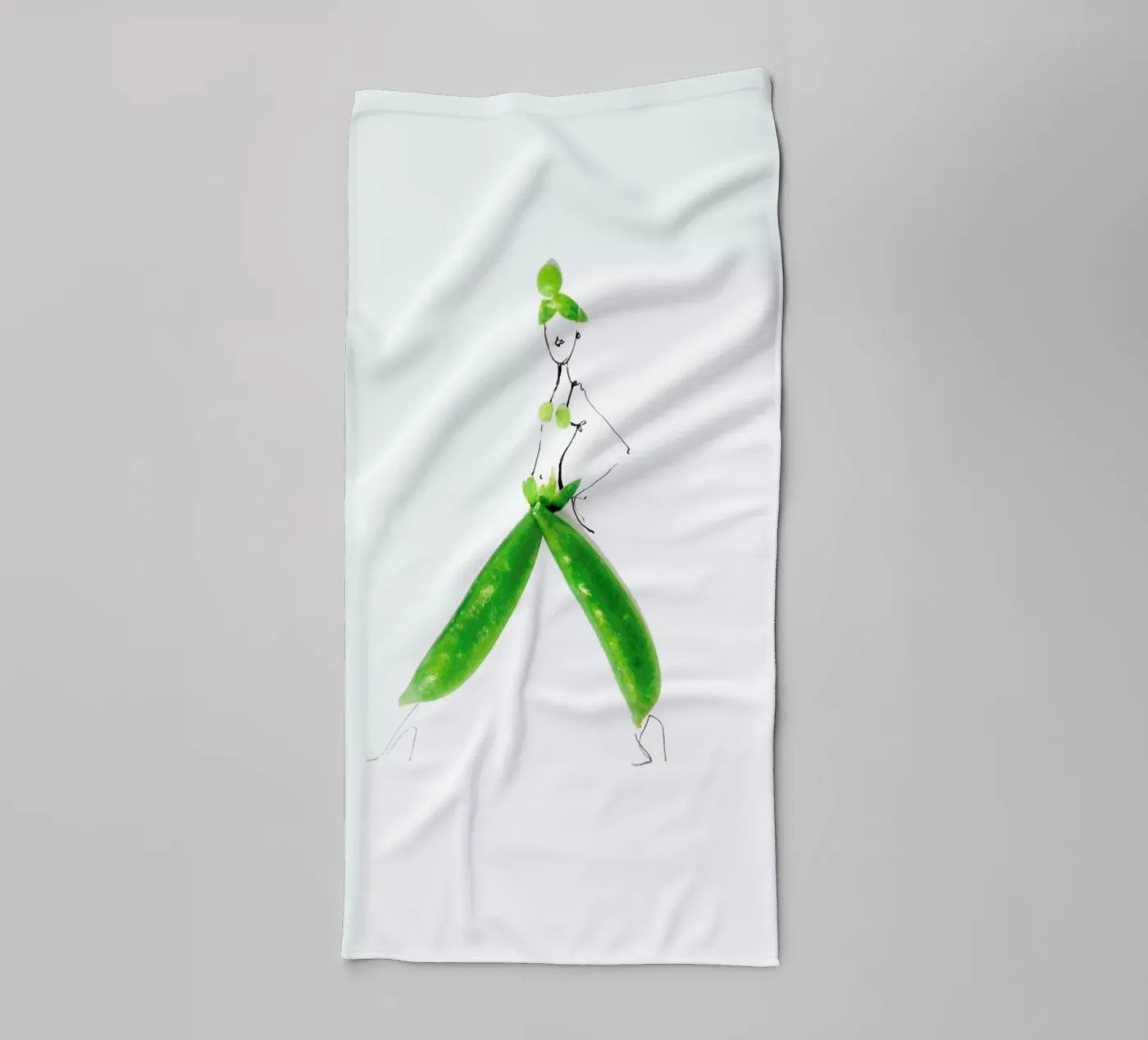 Peas badhanddoek van Gretchen Roehrs