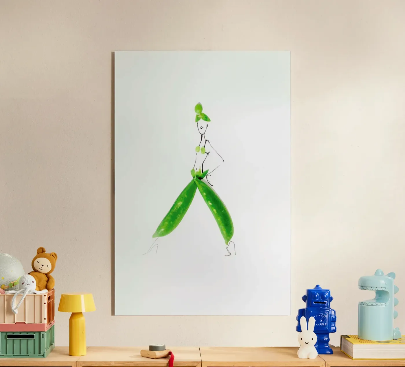 Peas plexiglass da Gretchen Roehrs