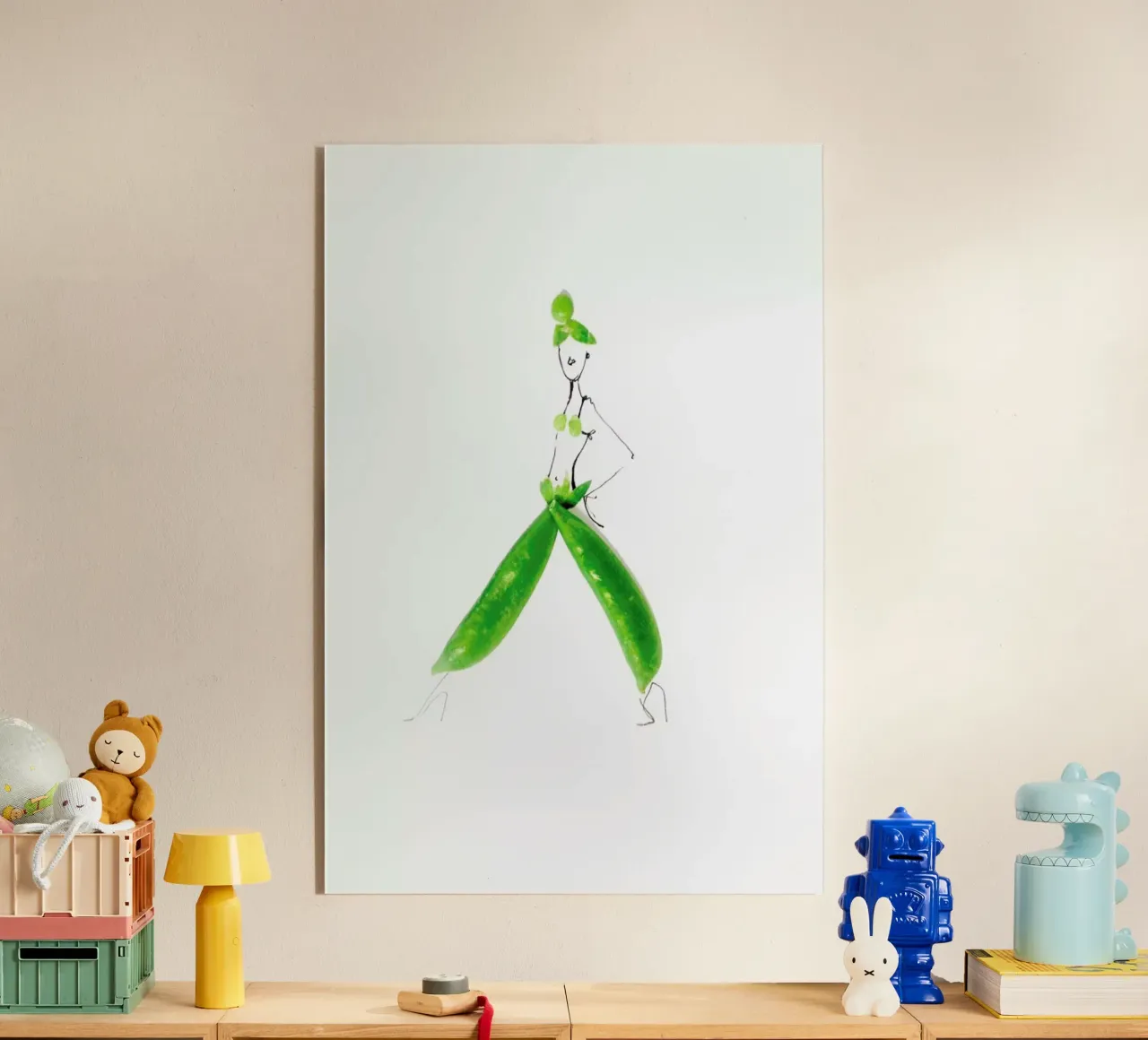 Peas plexiglass da Gretchen Roehrs