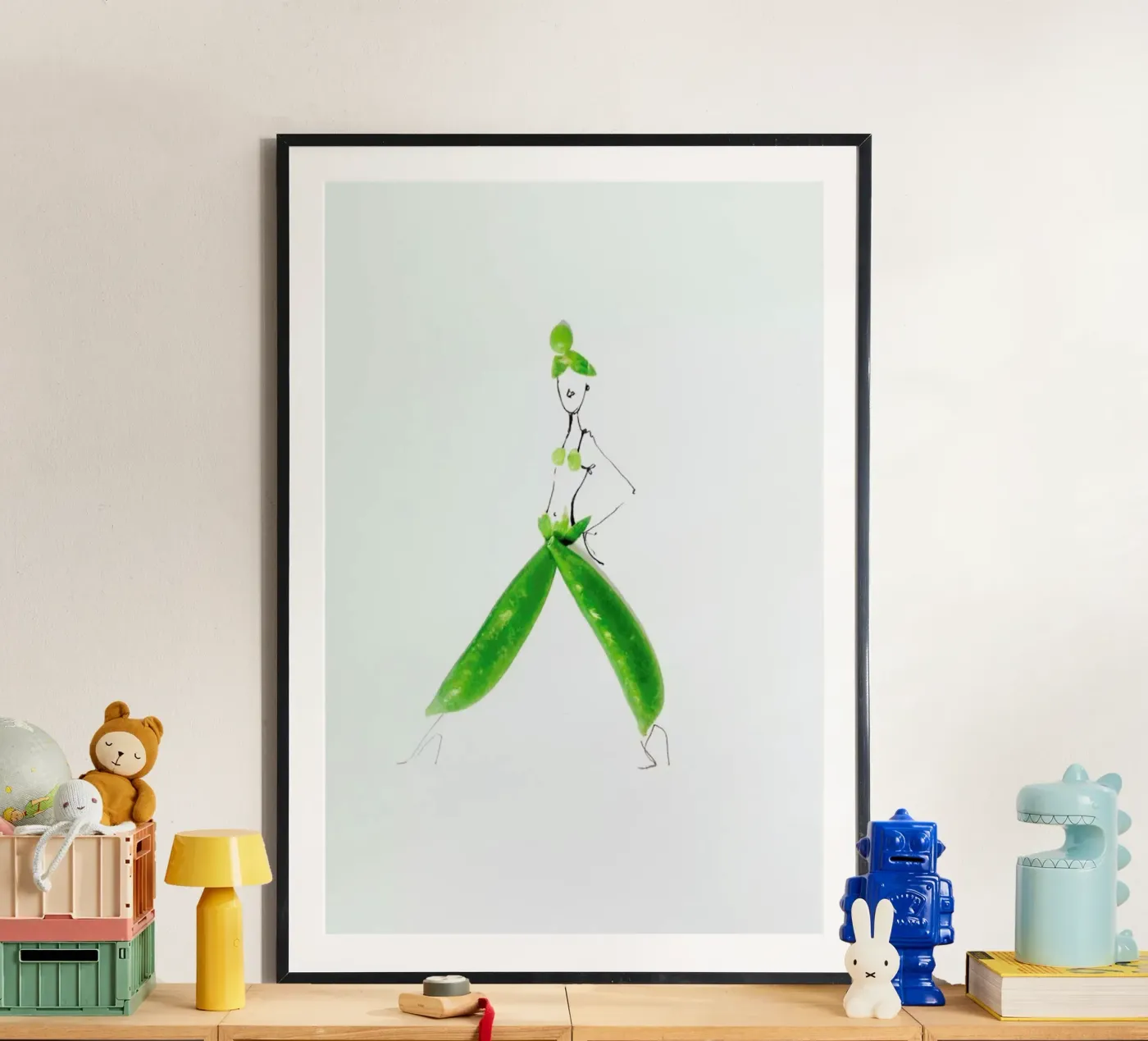 Peas poster van Gretchen Roehrs