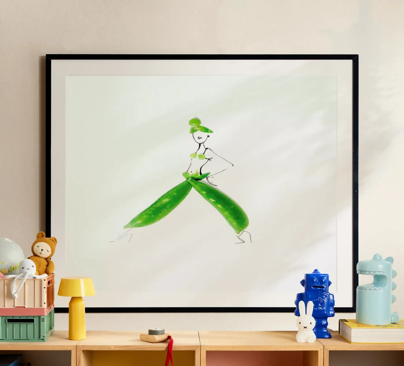 Peas Poster von Gretchen Roehrs