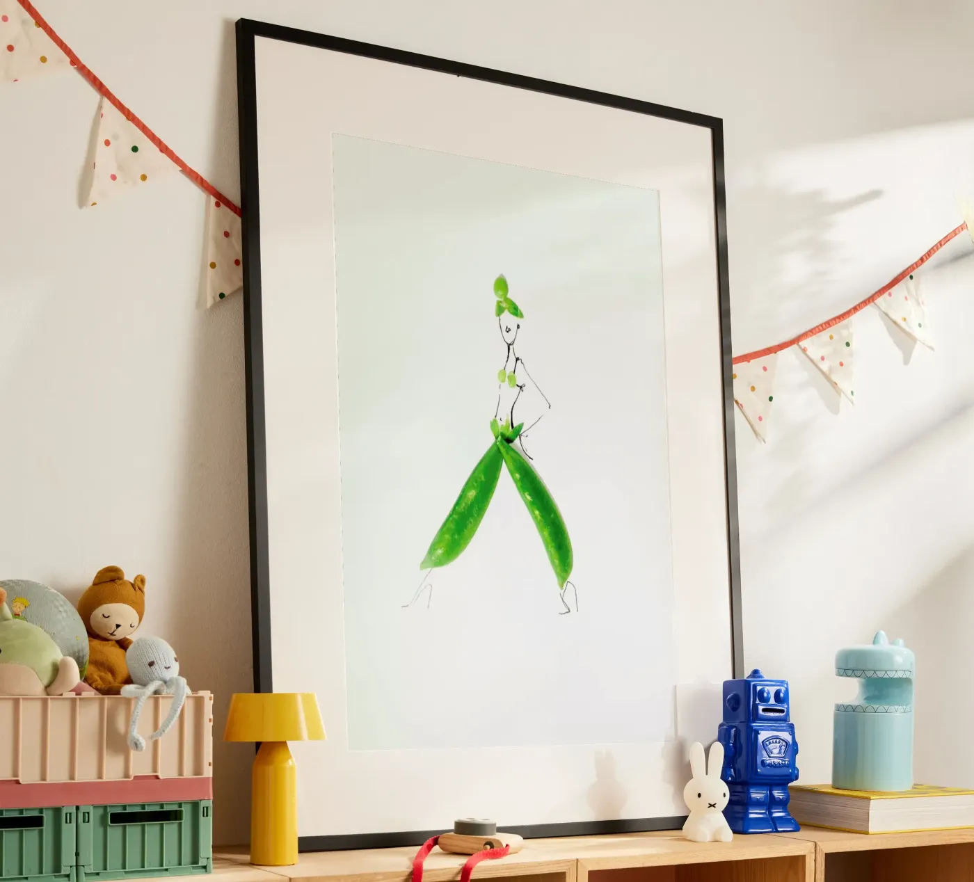 Peas Poster von Gretchen Roehrs