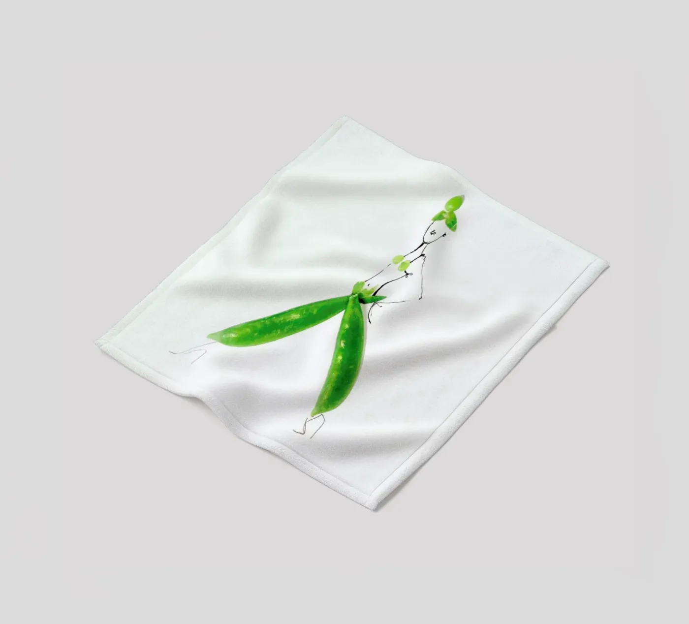 Peas Fleecedecke von Gretchen Roehrs