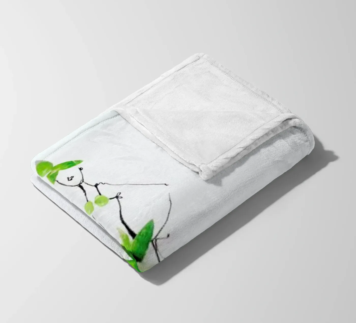 Peas Fleecedecke von Gretchen Roehrs