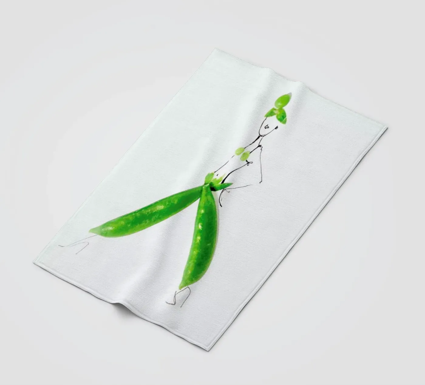 Peas Fleecedecke von Gretchen Roehrs