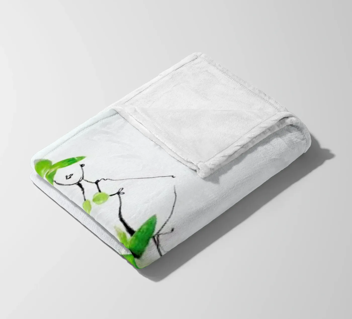 Peas Fleecedecke von Gretchen Roehrs