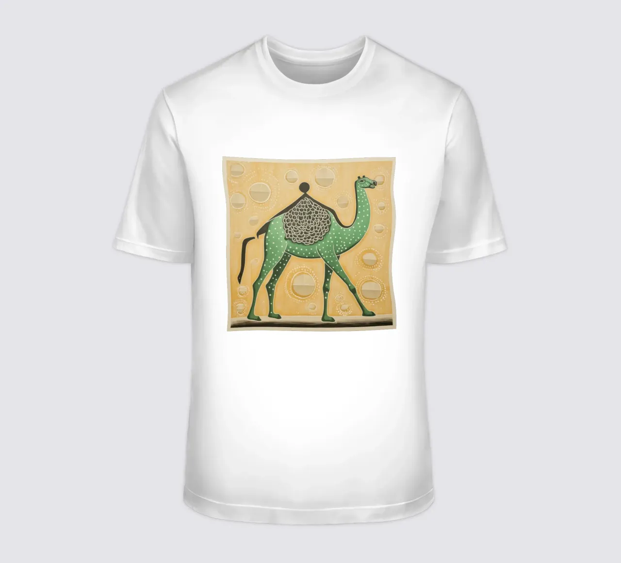 Grünes Kamel 3 T-Shirt von Minimal Animal Art