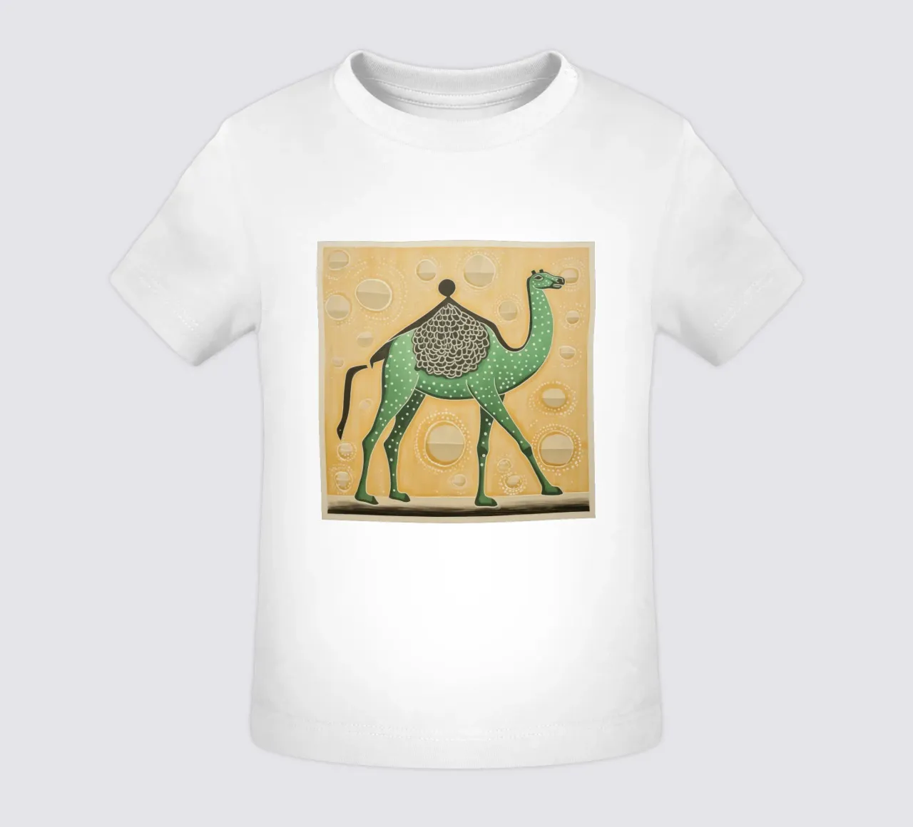 Chameau vert 3 t-shirt pour bébé de Minimal Animal Art