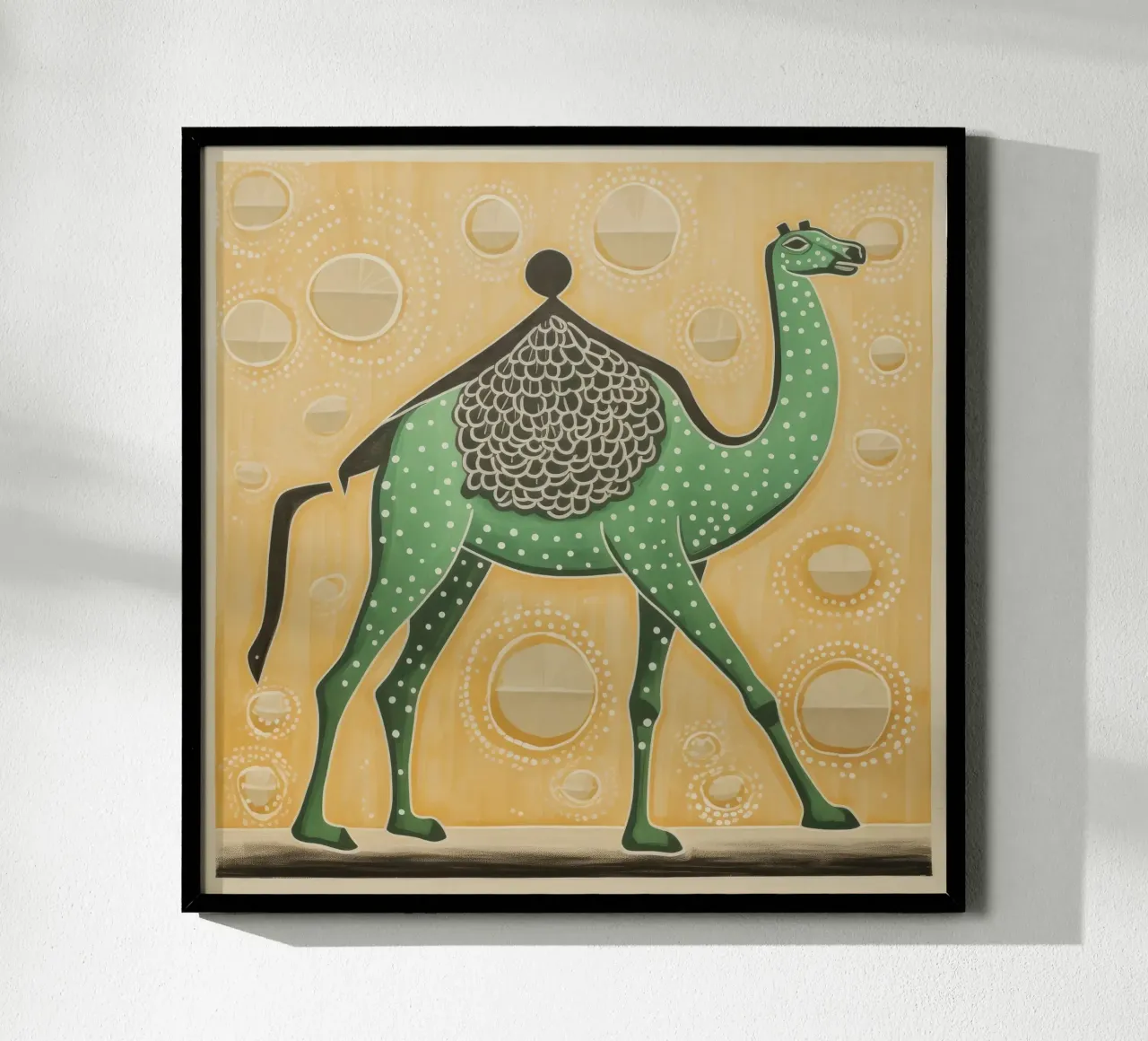 Green Camel 3 hahnemühle by Minimal Animal Art