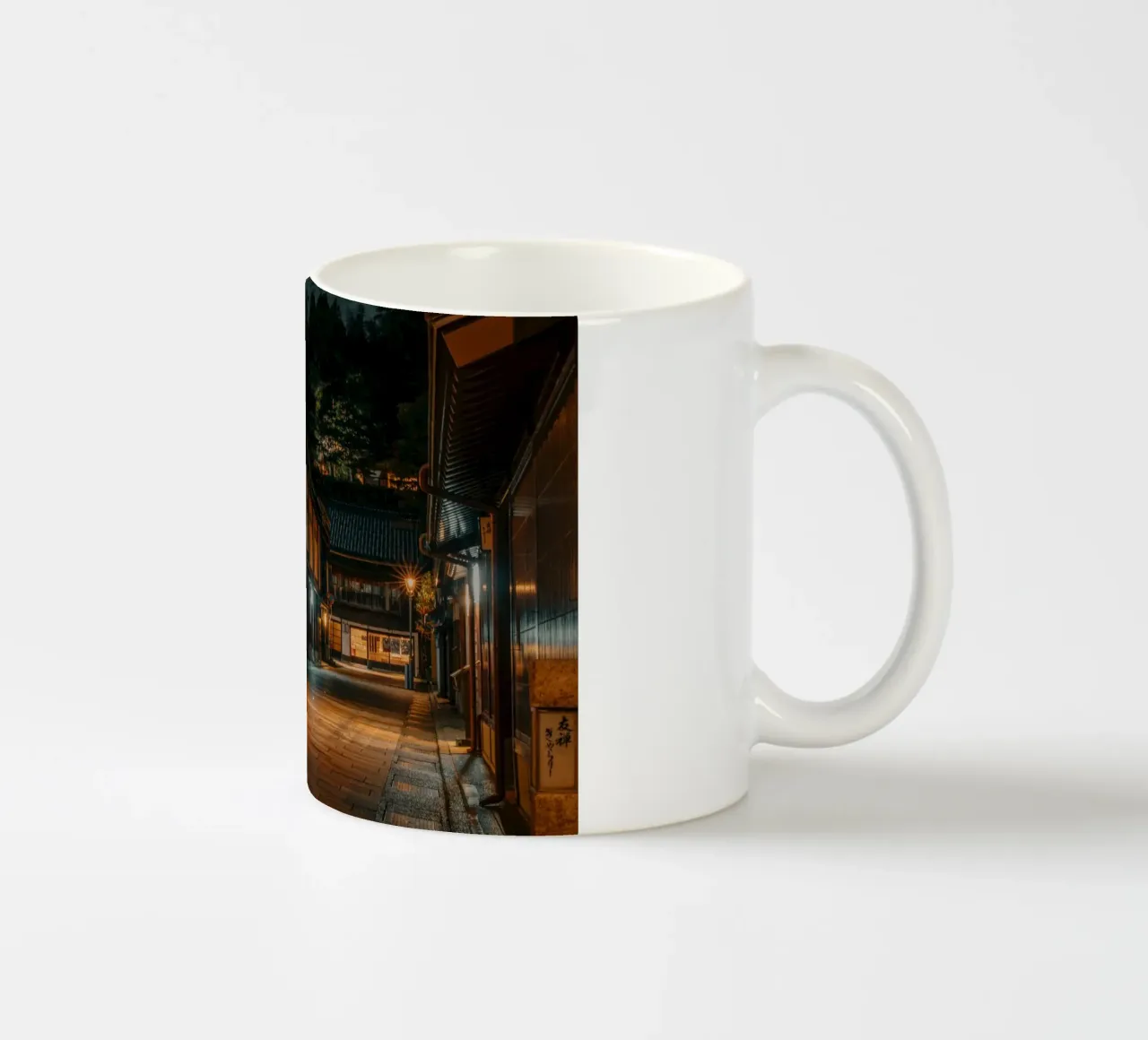 Kanazawa di notte, Giappone tazza in ceramica da Marcel Bisig