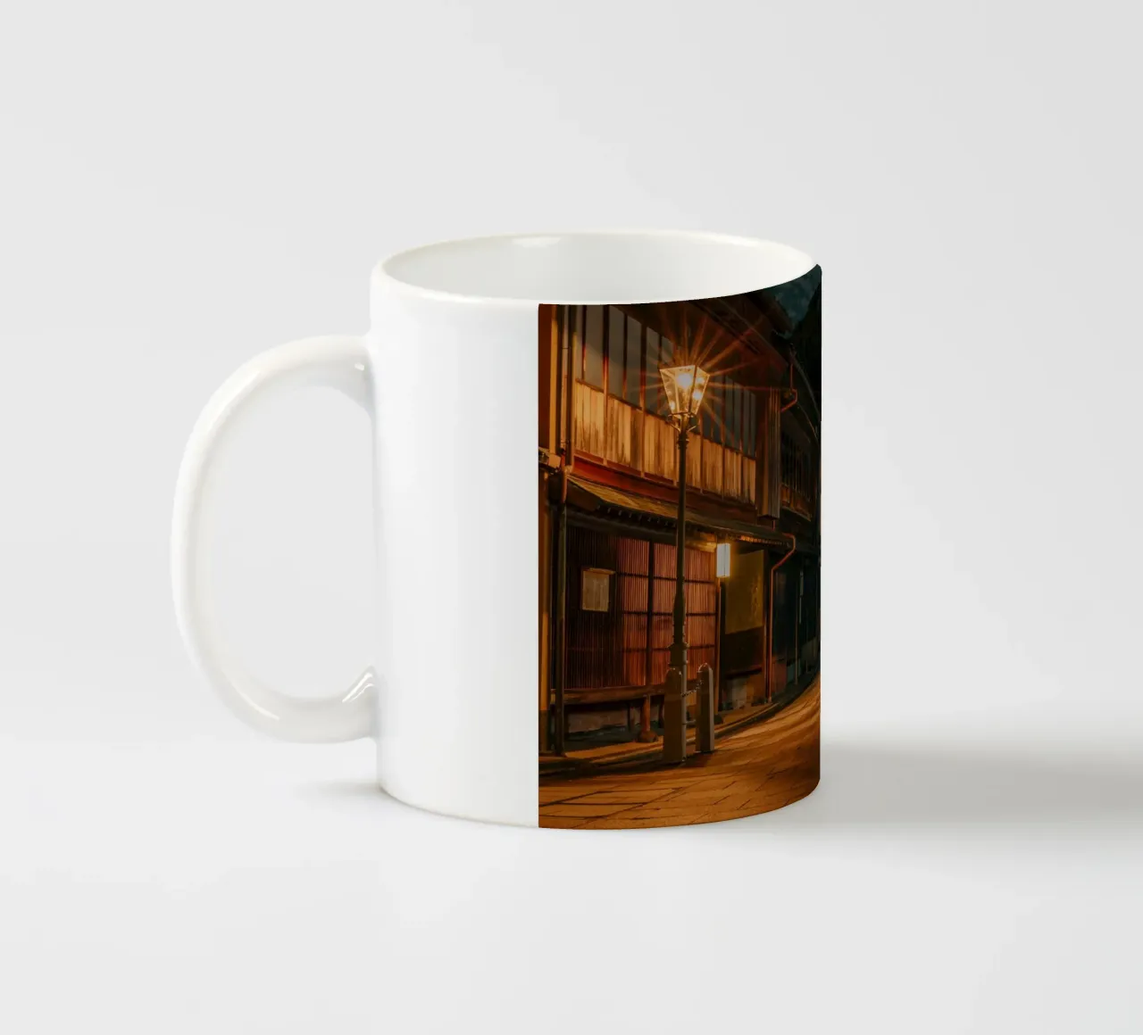 Kanazawa di notte, Giappone tazza in ceramica da Marcel Bisig