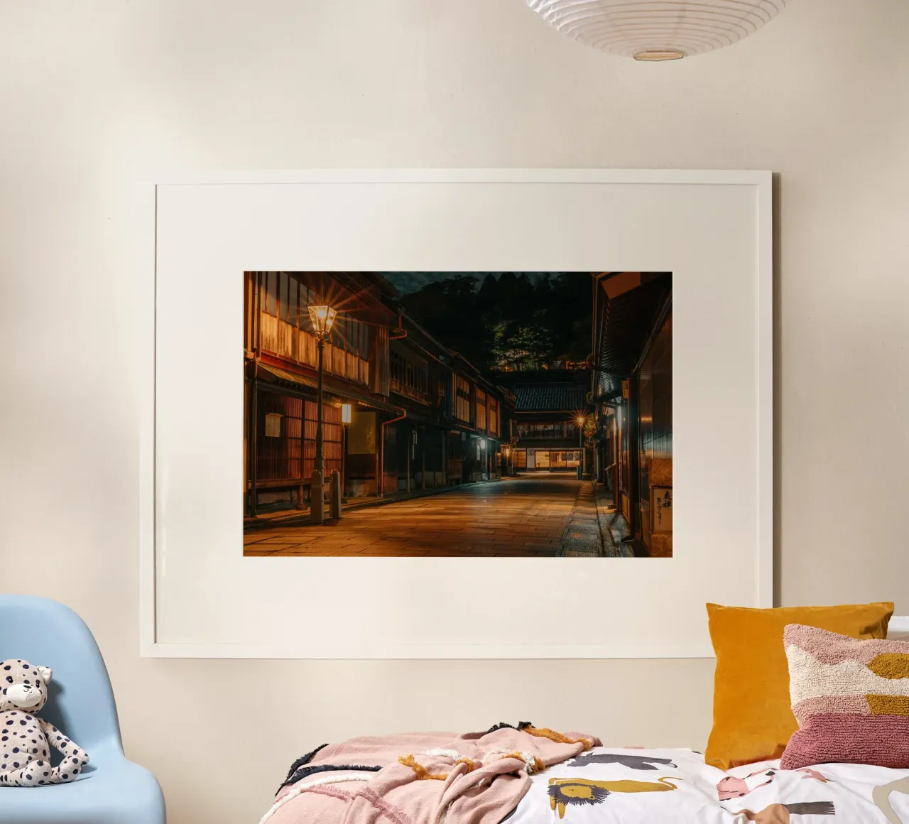 Kanazawa di notte, Giappone poster da Marcel Bisig