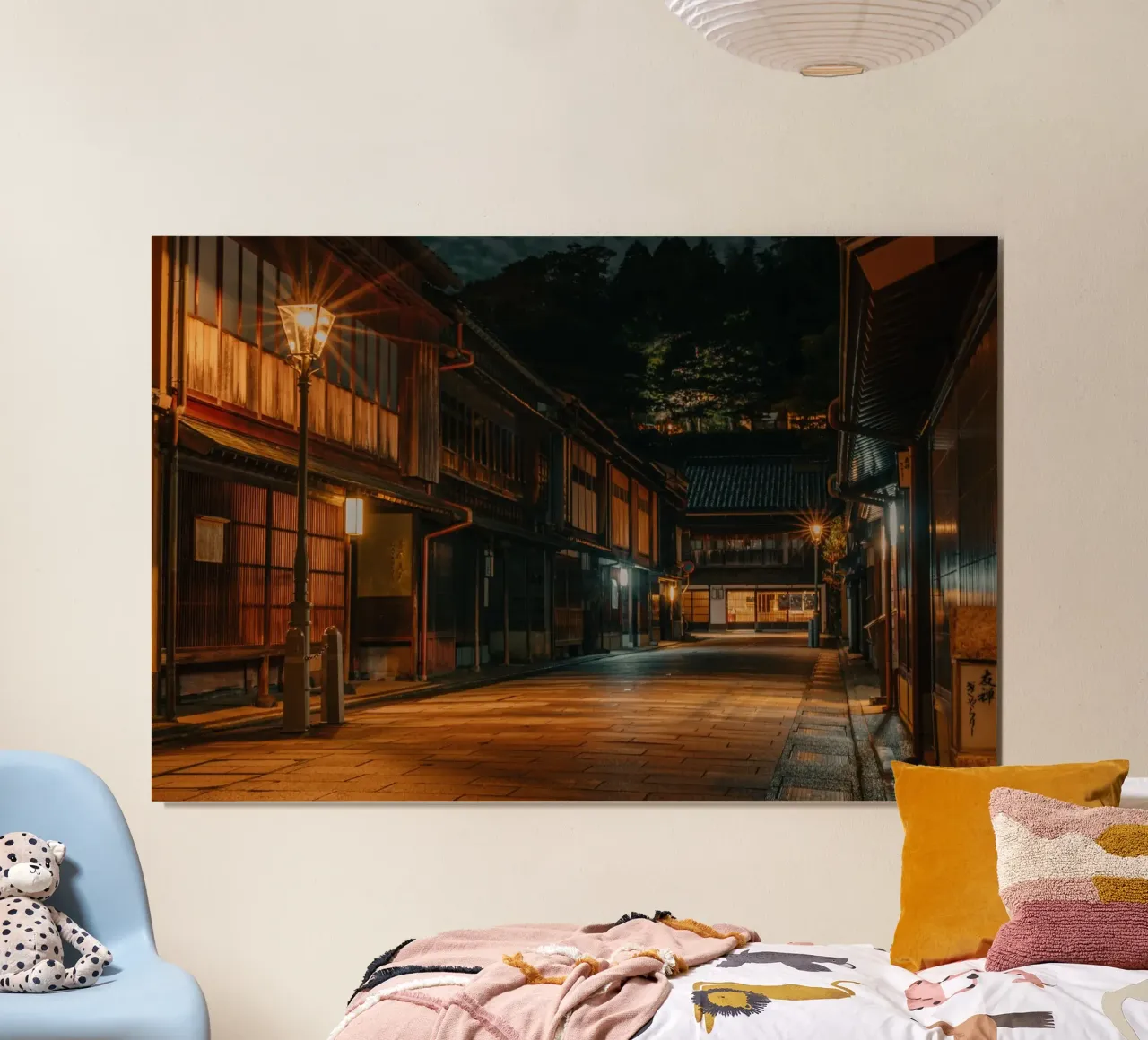 Kanazawa di notte, Giappone poster da Marcel Bisig