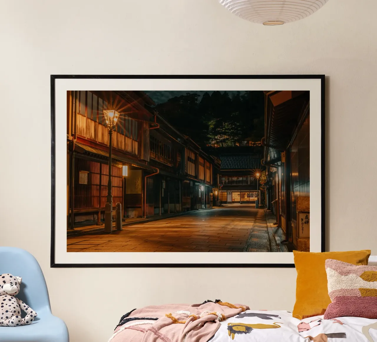 Kanazawa di notte, Giappone poster da Marcel Bisig