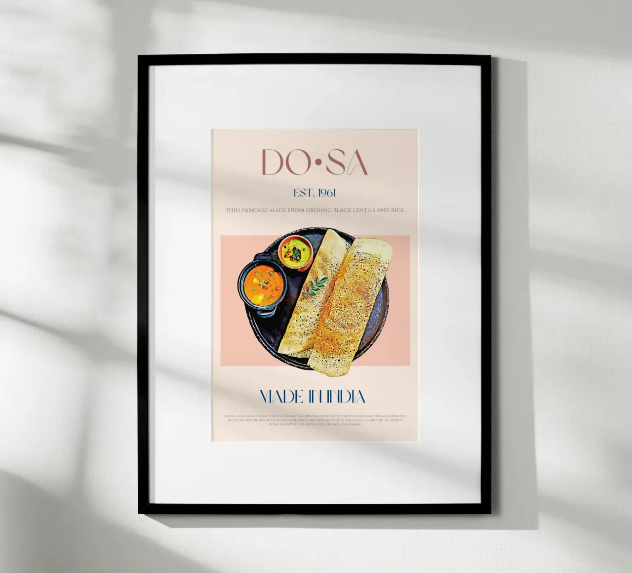 Dosa Print poster by KOKRPrints