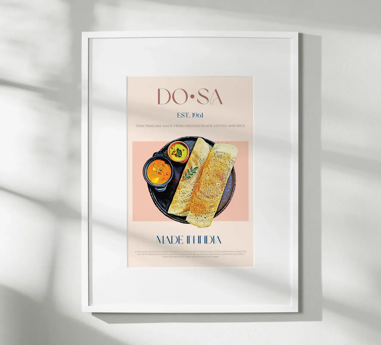 Dosa Print poster by KOKRPrints