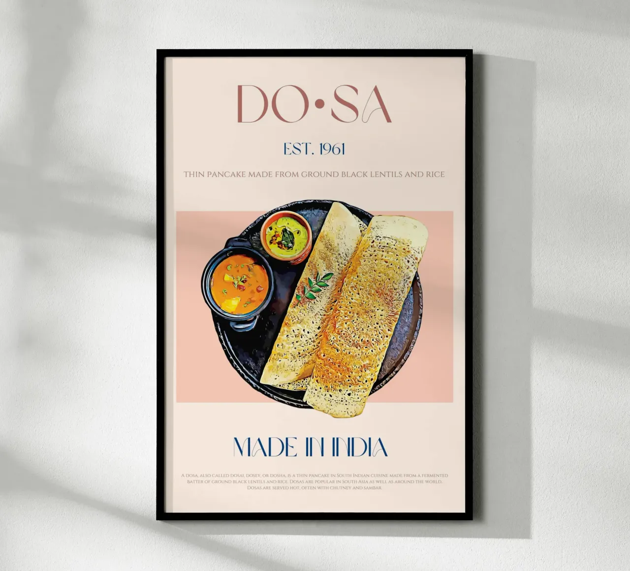 Dosa Print poster by KOKRPrints