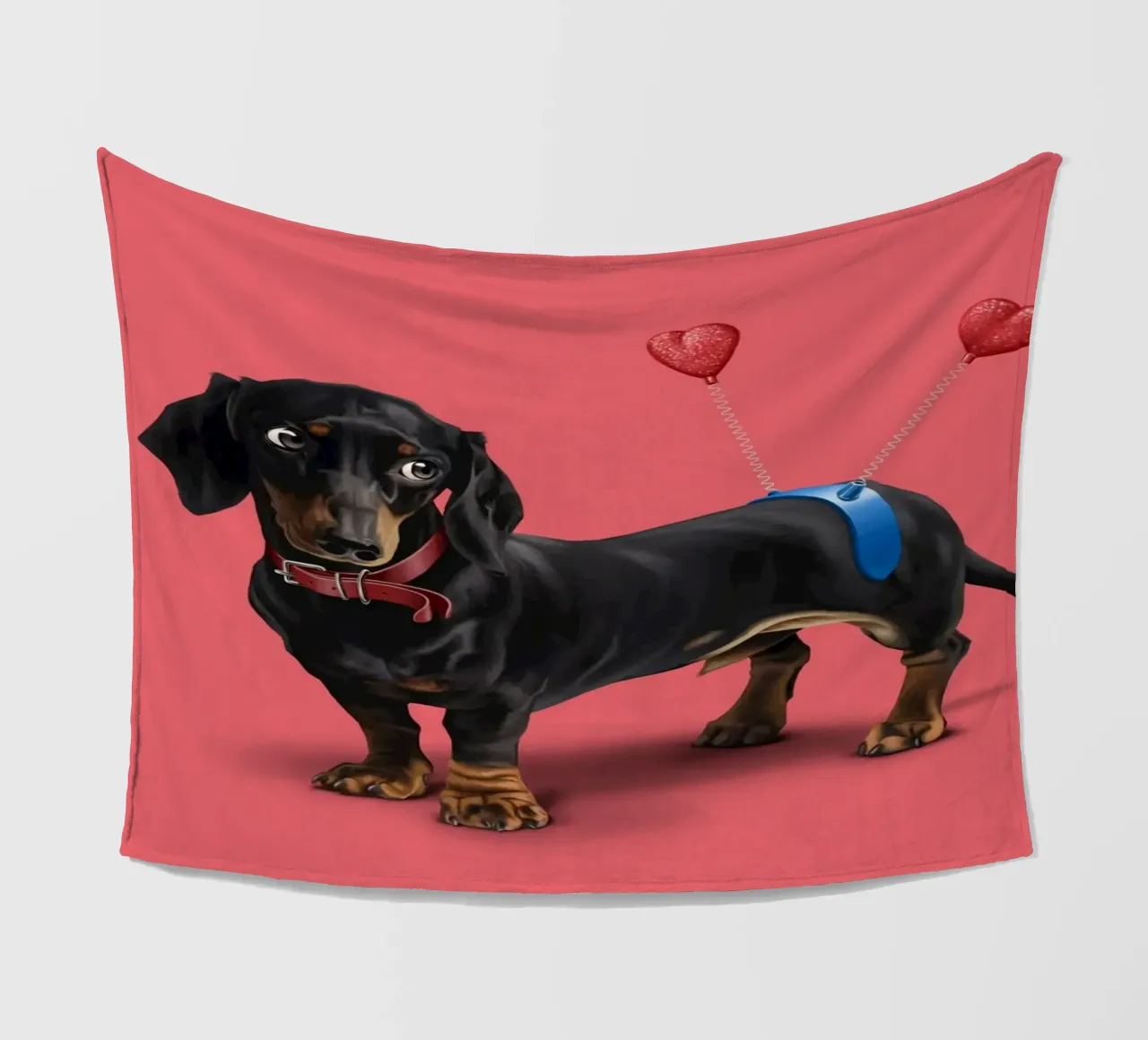 Butt (Colour) Fleecedecke von Rob Art | Illustration