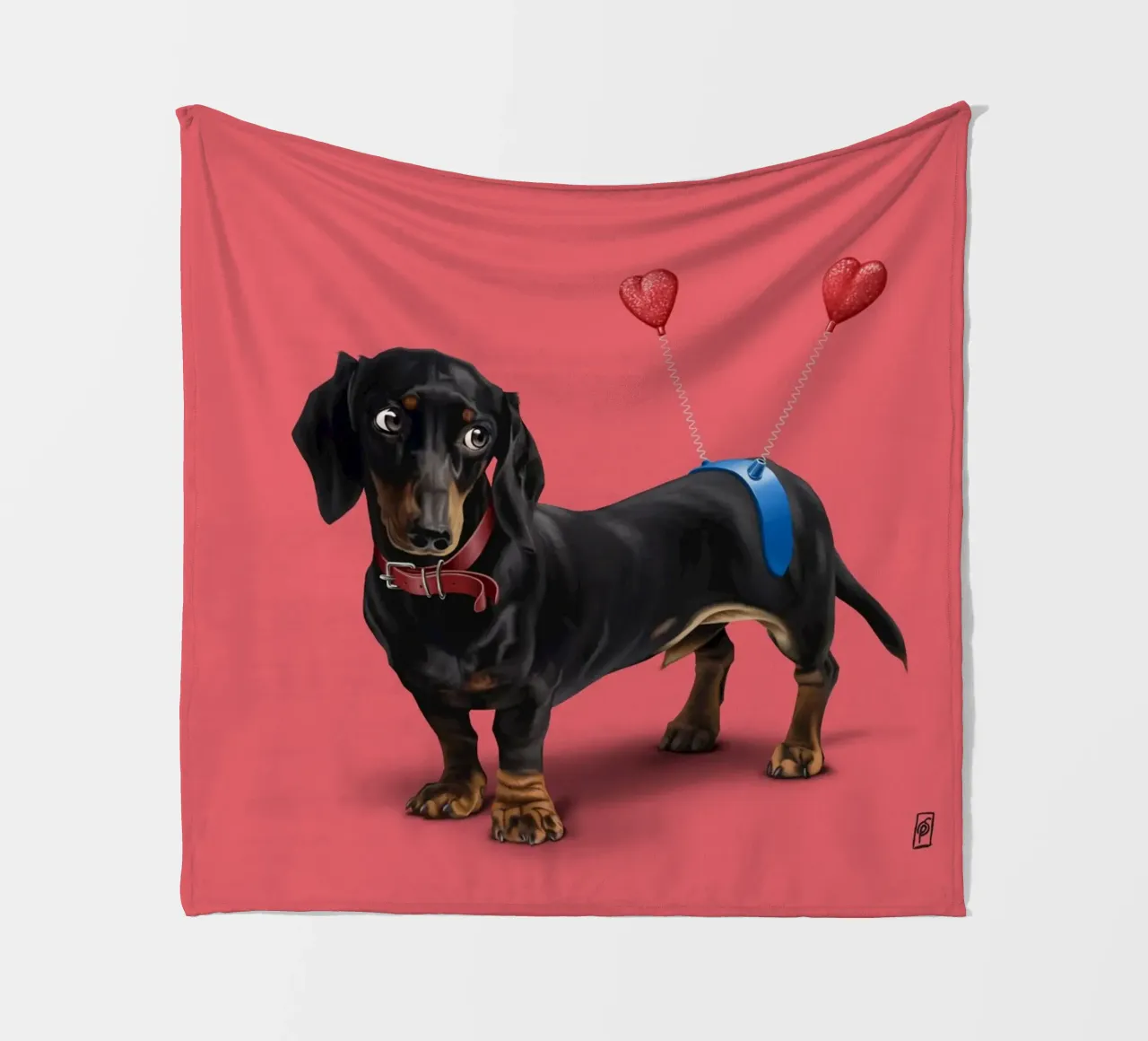 Butt (Colour) Fleecedecke von Rob Art | Illustration