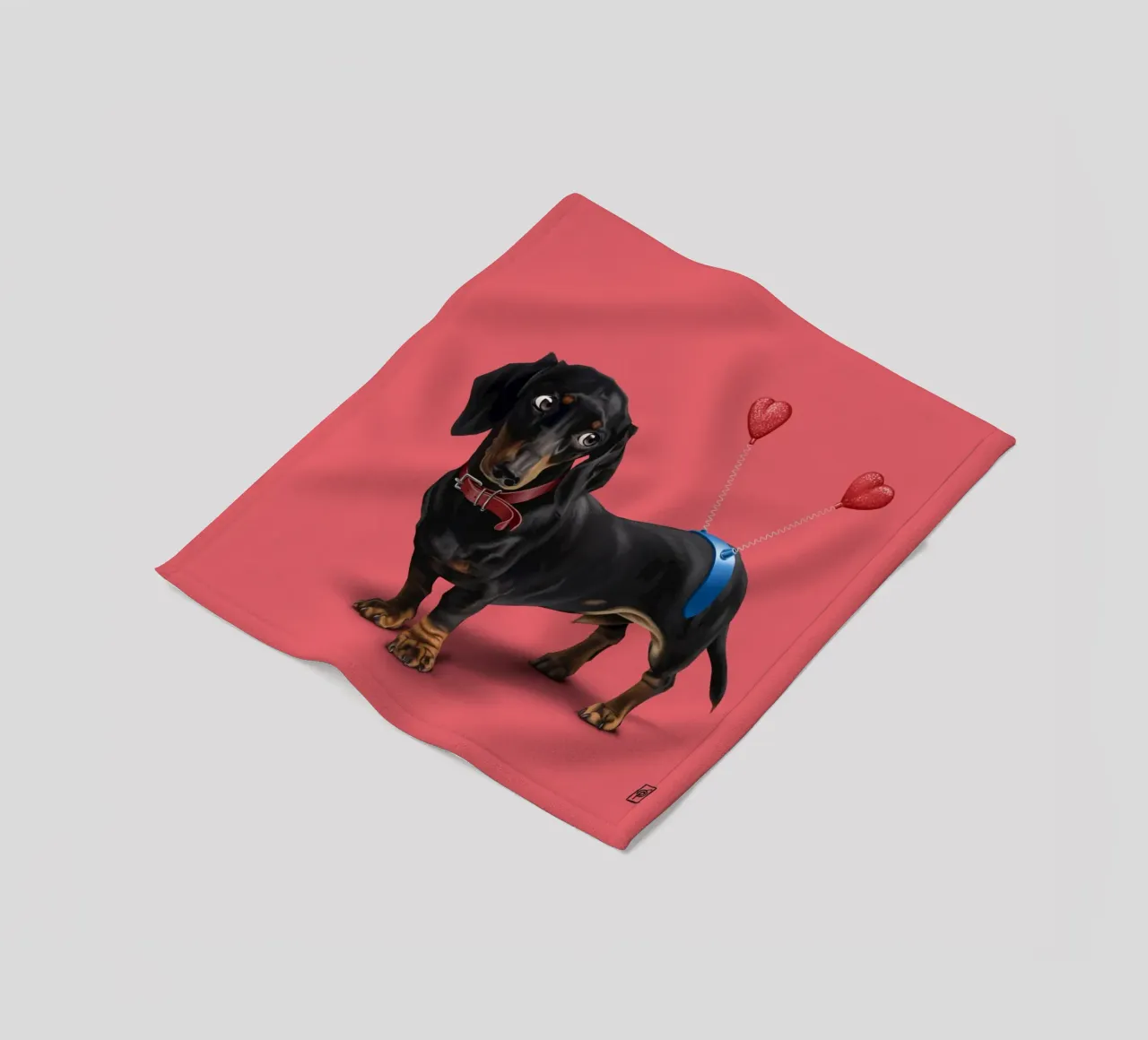 Butt (Colour) Fleecedecke von Rob Art | Illustration