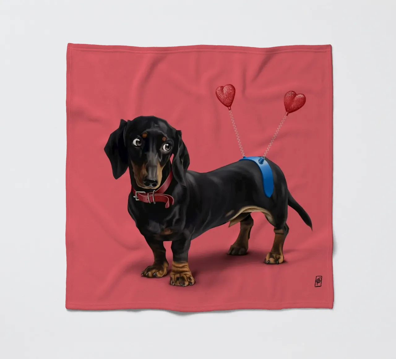 Butt (Colour) Fleecedecke von Rob Art | Illustration