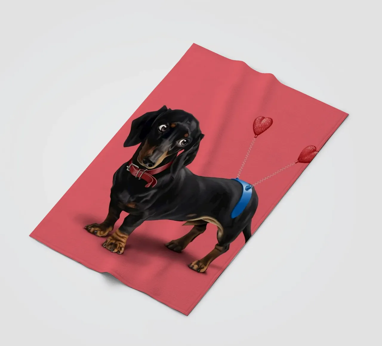 Butt (Colour) Fleecedecke von Rob Art | Illustration