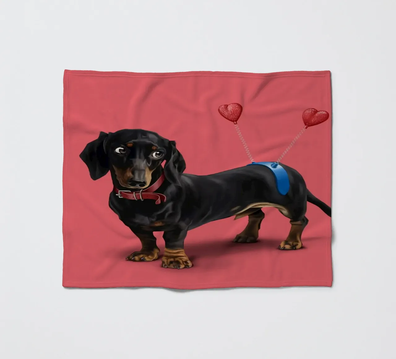 Butt (Colour) Fleecedecke von Rob Art | Illustration