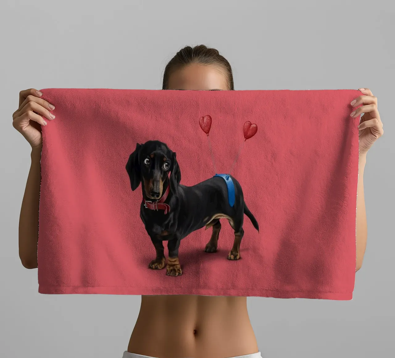 Butt (Colour) asciugamano da bagno da Rob Art | Illustration