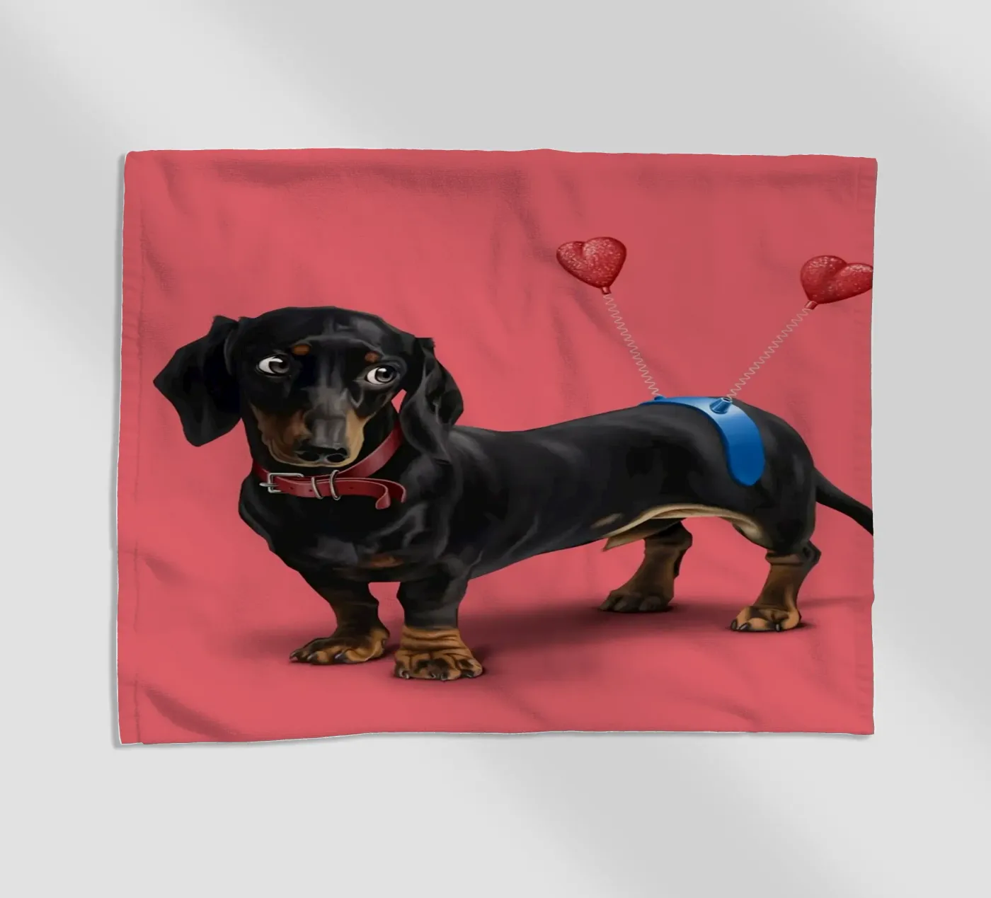 Butt (Colour) beach towel by Rob Art | Illustration