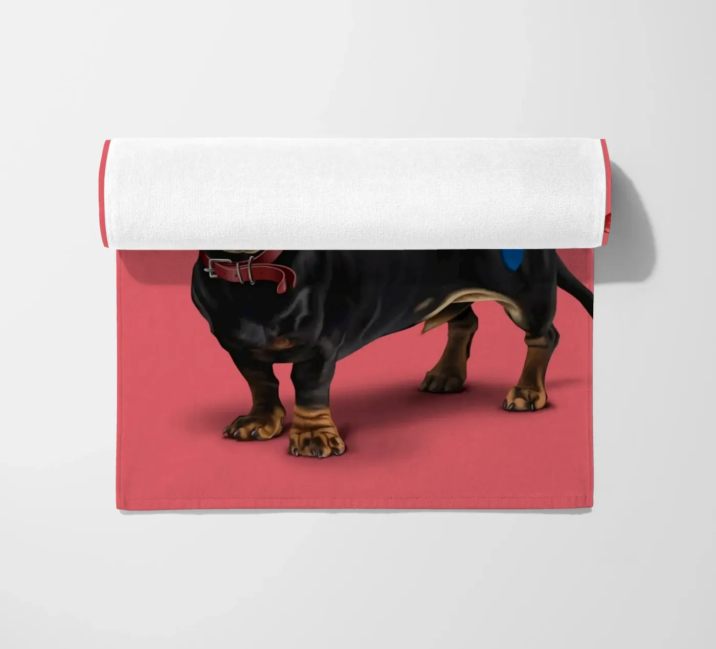 Butt (Colour) beach towel by Rob Art | Illustration