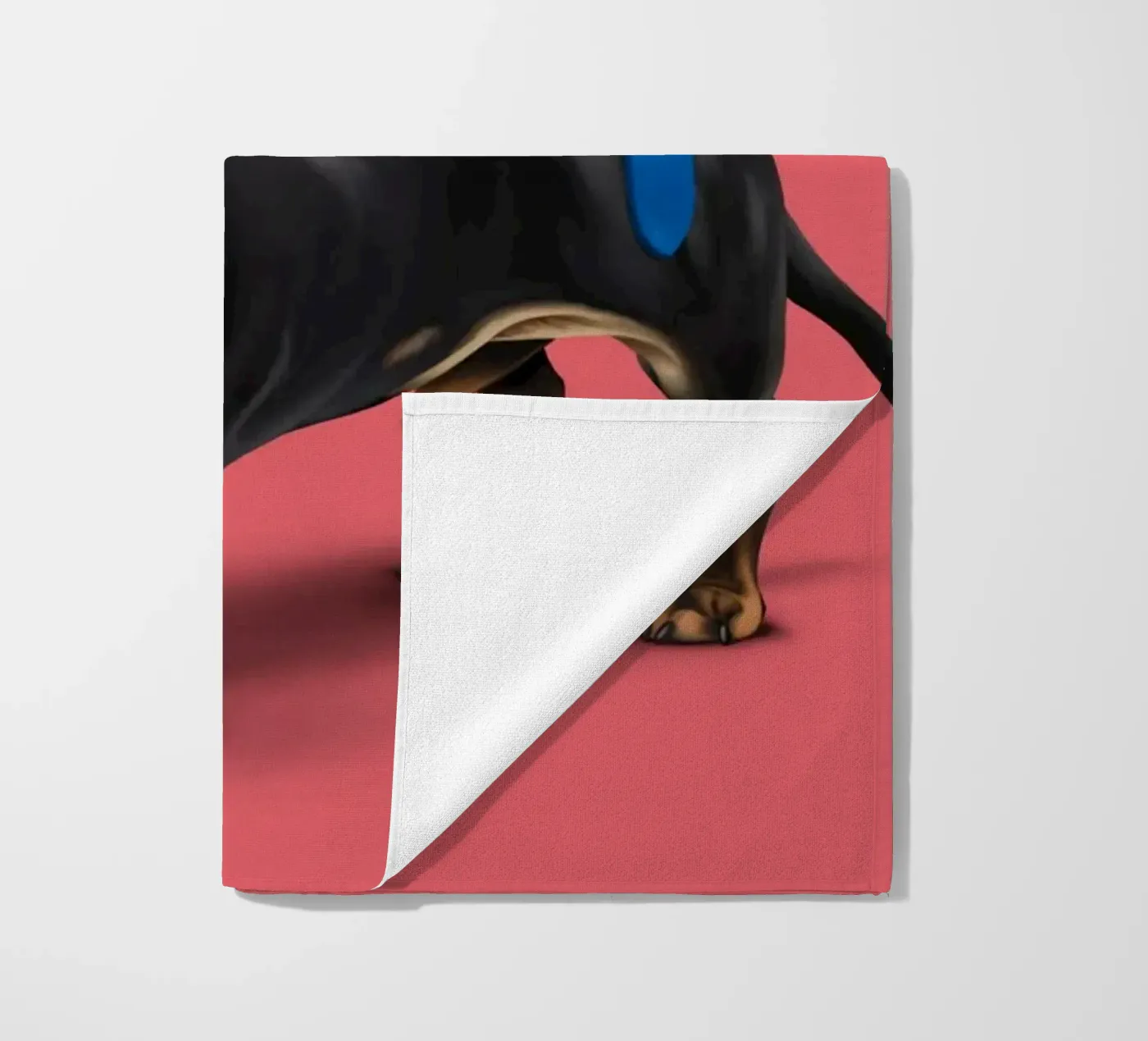 Butt (Colour) beach towel by Rob Art | Illustration