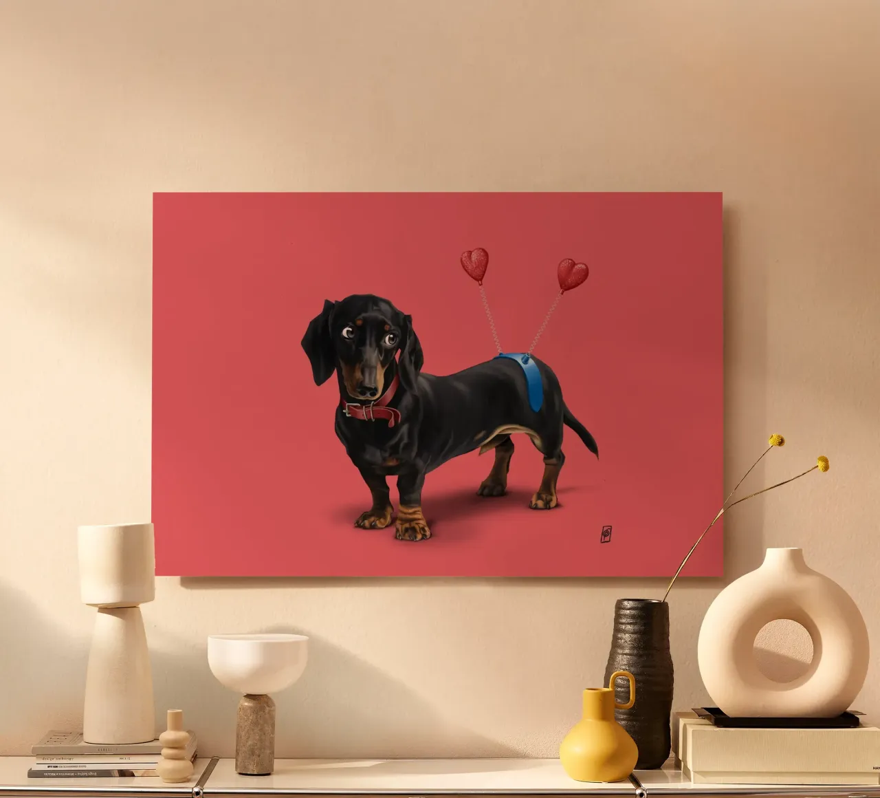 Butt (Colour) alluminio dibond da Rob Art | Illustration