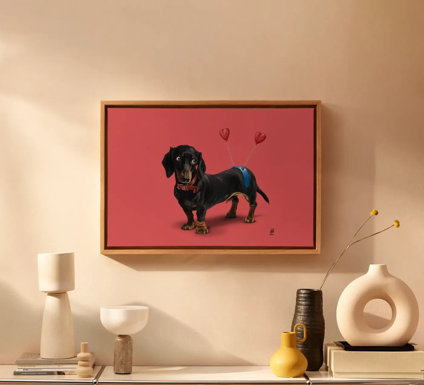 Butt (Colour) canvas by Rob Art | Illustration