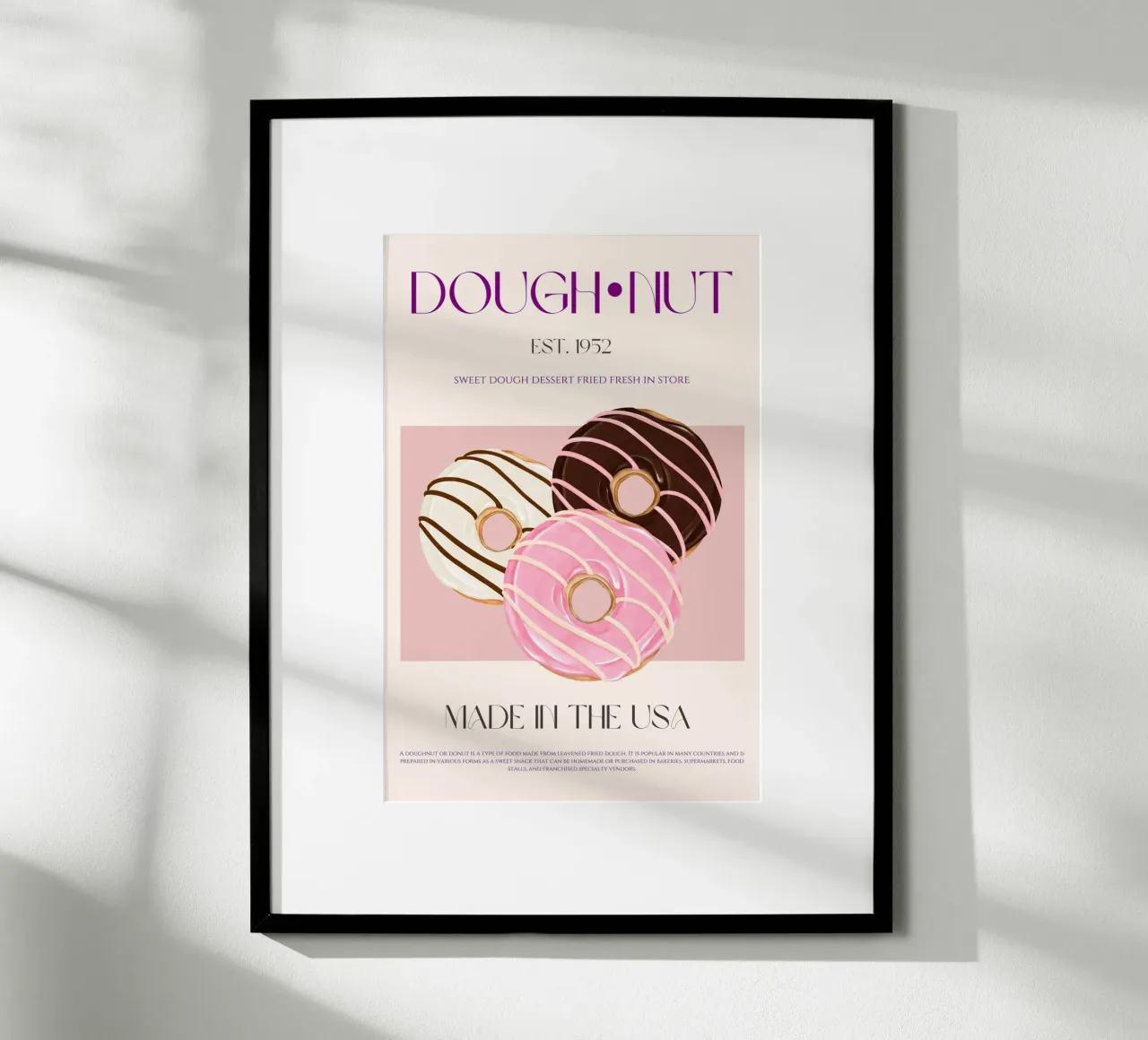 Stampa di ciambelle poster da KOKRPrints