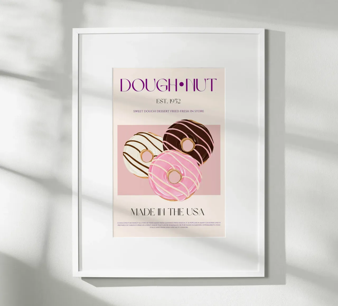 Stampa di ciambelle poster da KOKRPrints