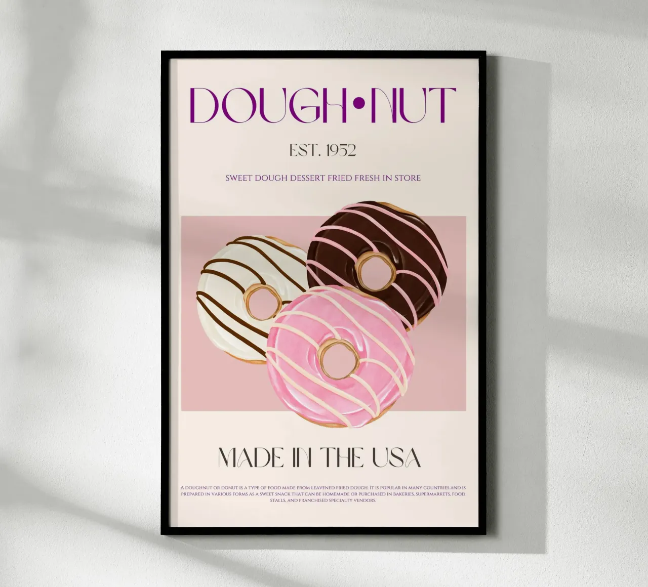 Stampa di ciambelle poster da KOKRPrints