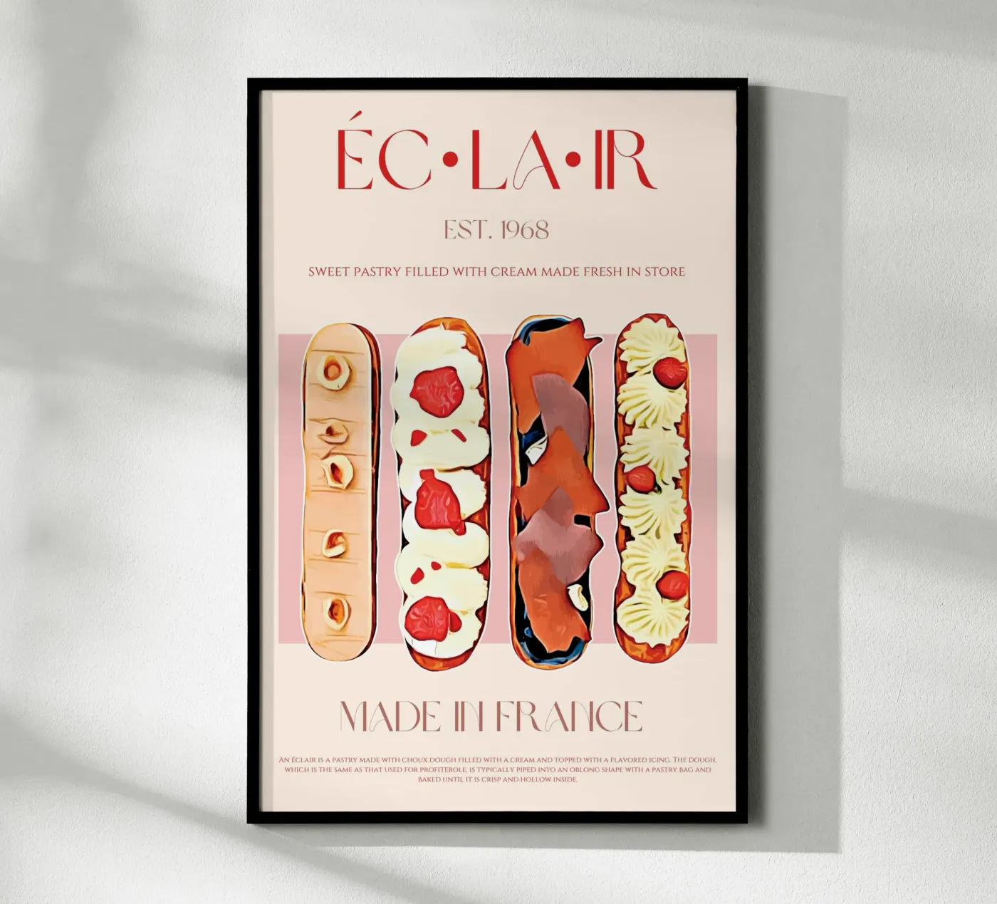 Eclair Print poster van KOKRPrints