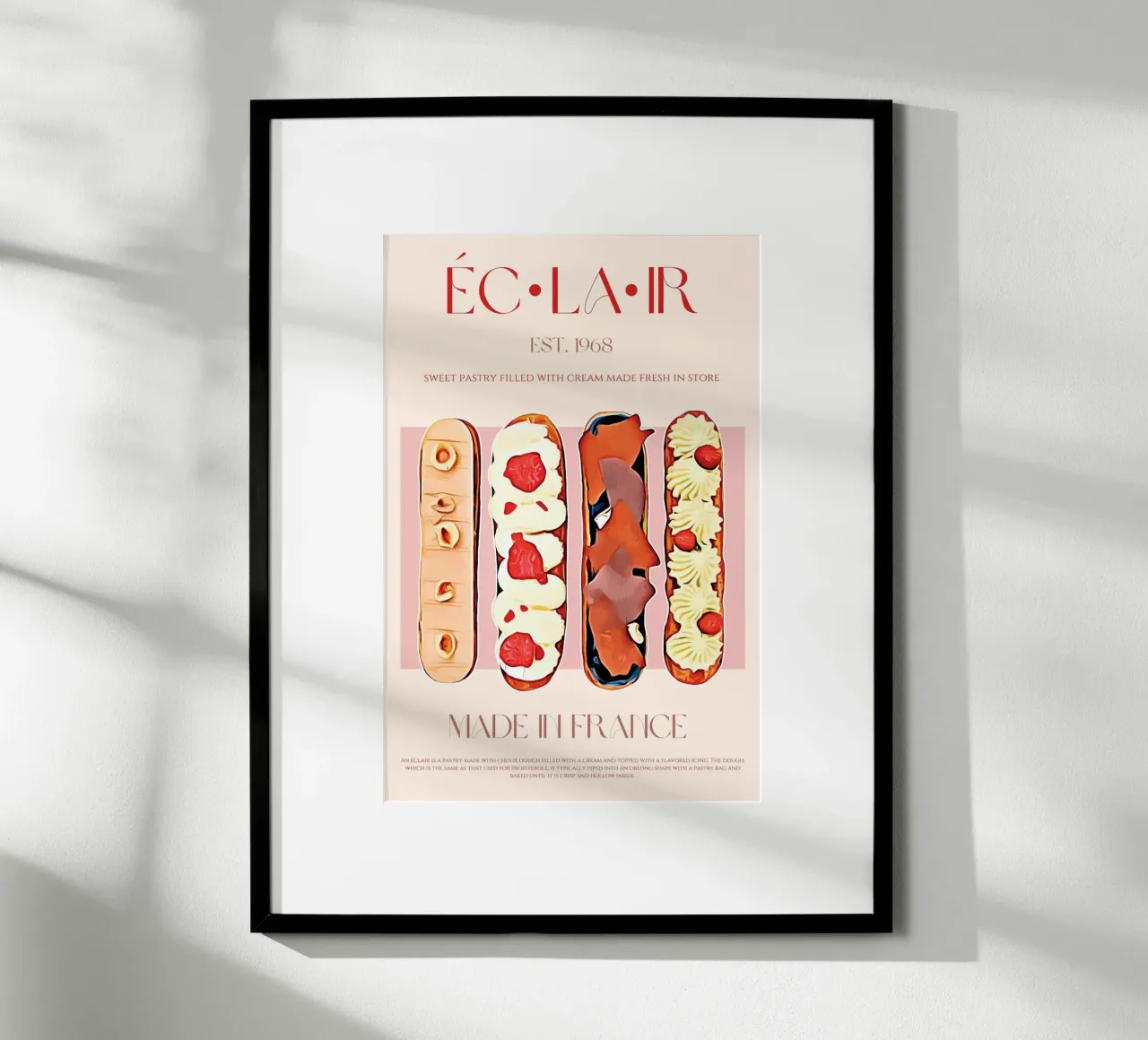 Stampa Eclair poster con telaio in alluminio da KOKRPrints