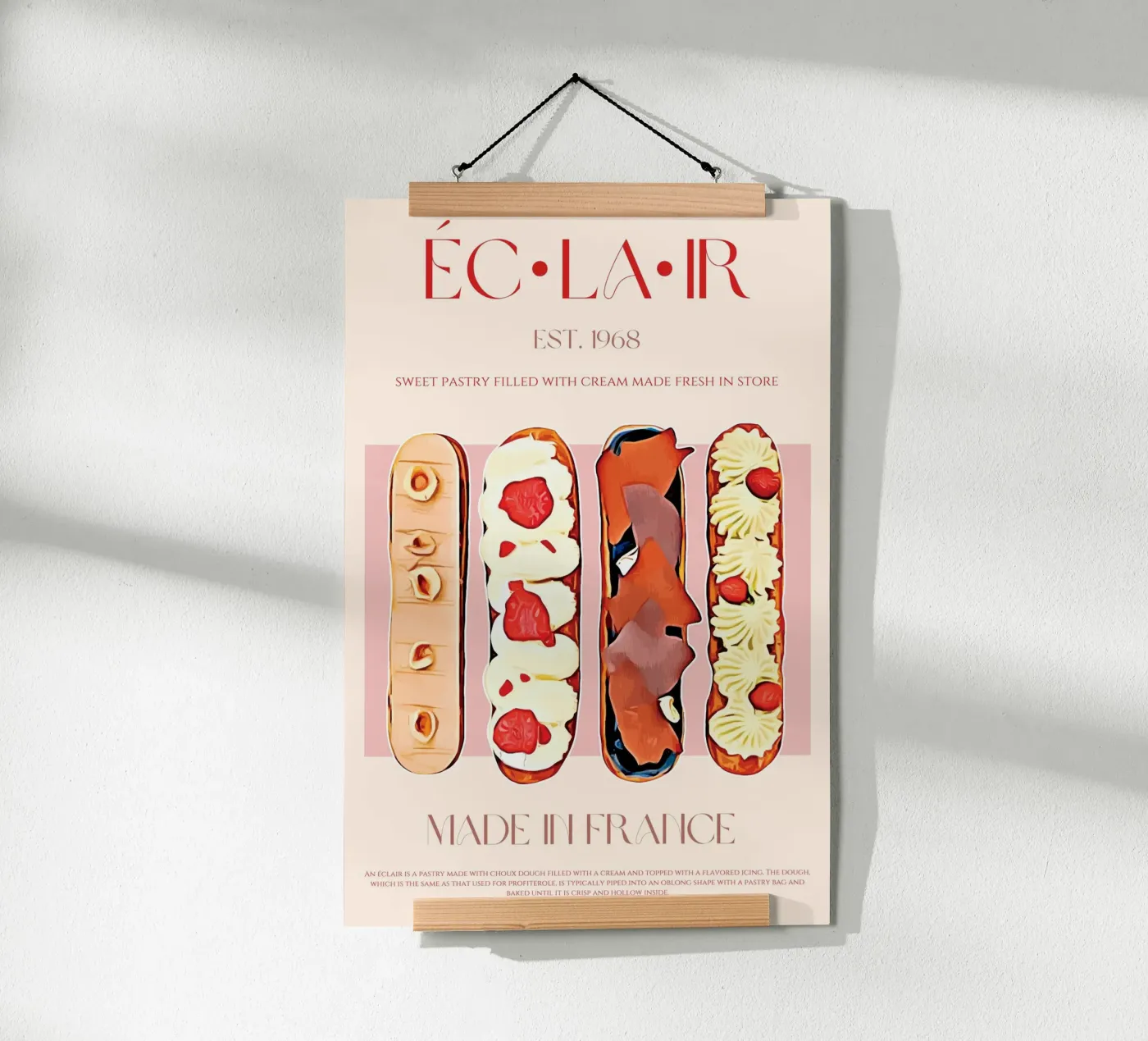 Eclair Print poster van KOKRPrints