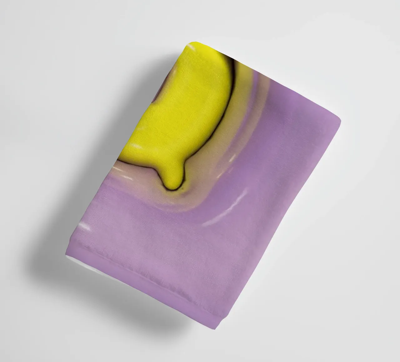 Bubblegum Inflate Initials Q Lila towel by Malou-Studio